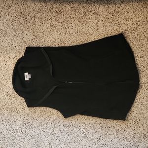 Old navy black fleece Vest size small